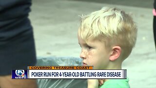 Poker run held in Stuart for boy battling rare disease