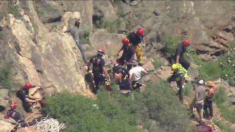 2 women injured in rockfall in Clear Creek Canyon