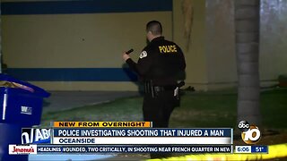 Man injured in Oceanside shooting