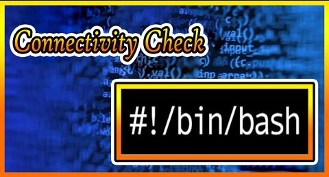 Simple bash script for checking network availability