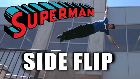 How to Superman Side Flip In SUPER SLOW MOTION (1000 fps)