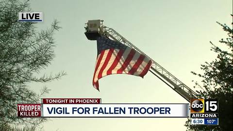 Vigil to be held in honor of fallen DPS trooper Monday