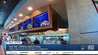 We're Open Arizona: Miracle Mile Deli and Pita & Co helping frontline workers