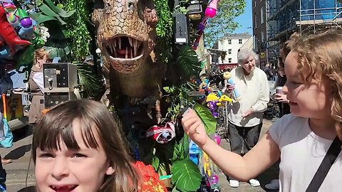 Dinosaurs And a Ferris Wheel, Oh My! The Shambles, York, UK