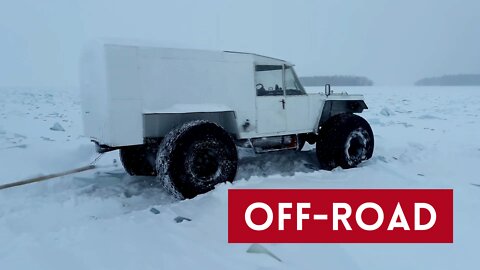 AMAZING FOUR WHEEL DRIVE SNOW VEHICLE!