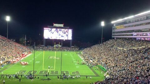 Play Under Review, Nebraska v Purdue Football, October 15, 2022, West Lafayette, Indiana