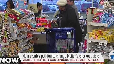 Mom launches petition to change Meijer check out aisles