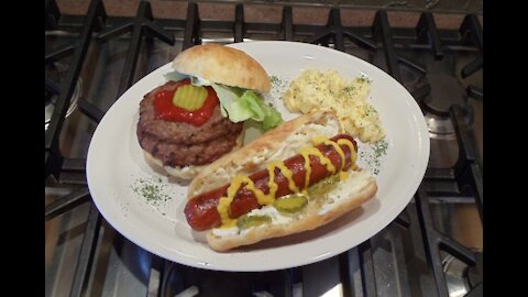 Artisan Hamburger & Hot Dog Buns (Easy... No Kneading... No Mixer... No Yeast Proofing)