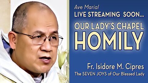 Feast of the Seven Joys of the Blessed Virgin Mary - August 26, 2024 - HOMILY