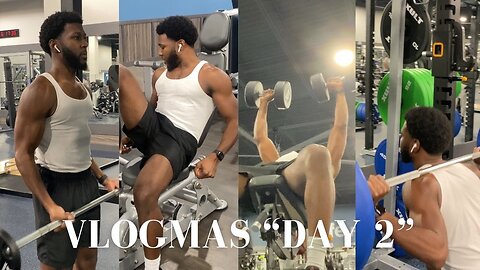 leg day + back to atlanta | vlogmas "day 2"