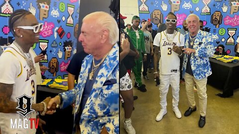 Soulja Boy Meets Nature Boy Ric Flair At SneakerCon! 👟