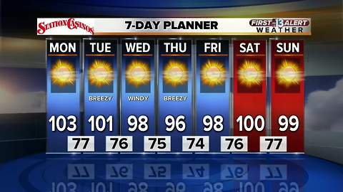 13 First Alert Las Vegas Weather for September 10 morning