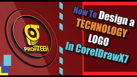 How To Design a LOGO for Beginners TECHNOLOGY LOGO In CorelDrawX7 {NEW!}