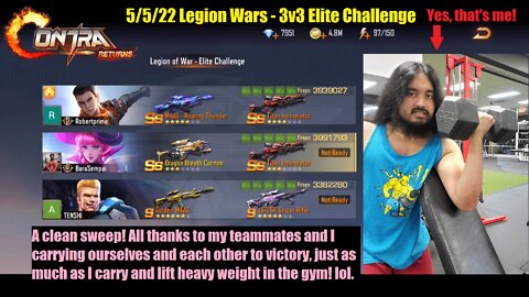 Contra Returns: 5/5/22 Legion Wars - 3v3 Elite Challenge