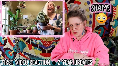 Reaction to My First Houseplant Haul & Plant 2 Year Growth Update