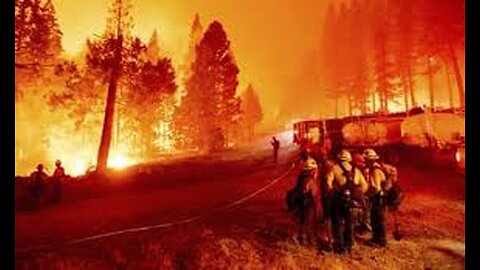 As wildfires burn in California, firefighters work to contain the flames