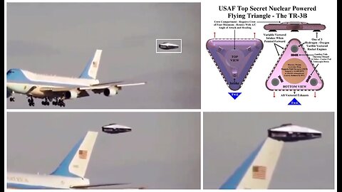 TR-3B UAP Escorting President Donald Trump Onboard Air Force One In Seattle, USA (2016)