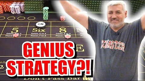 🔥IS THIS GENIUS?🔥 30 Roll Craps Challenge - WIN BIG or BUST #361