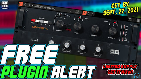 FREE PLUGIN ALERT - Overloud GEM MOD DIMENSION (LIMITED TIME & SUPPLY!) 🔥