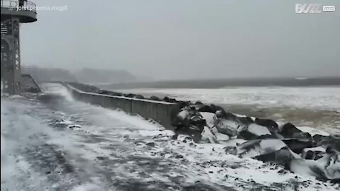 Vento, chuva e temperaturas baixas! São assim as tempestades nos EUA