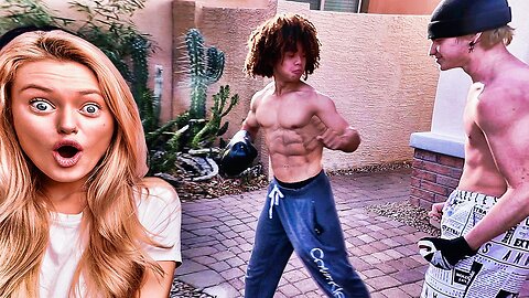 Letting a Body Builder PUNCH Me! | Vlog 71