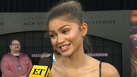 Zendaya on Boyfriend Tom Holland's Support During Challengers Press Tour (Exclusive)