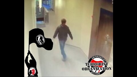 ⚠️" LEAKED ANTIFA VIDEO: CAPTURED ANTIFA MEMBER ATTACKING U.S. SENATORS OFFICE WITH AXE"⚠️