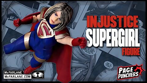 McFarlane Toys Page Punchers Injustice Comic Supergirl Figure @TheReviewSpot