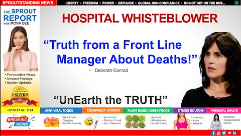 HOSPITAL WHISTEBLOWER TELLS ALL - Hospitalist PA Describes Deaths Deborah Conrad