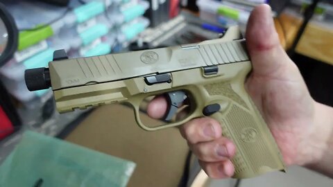 full unboxing of my new FN510 10mm fde pistol