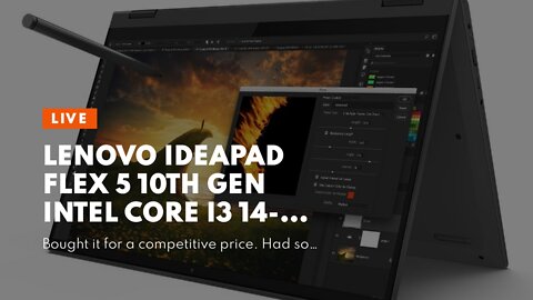 Lenovo IdeaPad Flex 5 10th Gen Intel Core i3 14-inch FHD IPS 2-in-1 Touchscreen Laptop (4GB256...