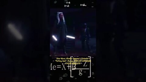 Star Wars: Ahsoka S1, E4 "Falling Jedi", SPOILERS https://youtu.be/YHX_iYQC_rc?si=nyIgUDjIKC957BXu