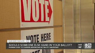 Should someone else hand in your ballot?