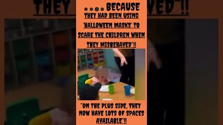 🧡🕷 “OMG! DAYCARE WORKERS, ARRESTED & CHARGED FOR USING HALLOWEEN MASKS TO DISCIPLINE THE CHILDREN” 🧡