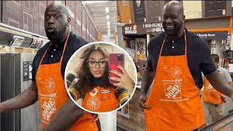 Shaq looking for the "Home Depot Girl".