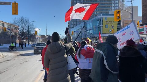 Toronto Support for Truckers Rally