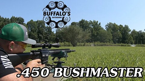 .450 Bushmaster 100 yard water test