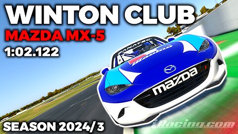 iRacing Guide MX5 Winton Club Circuit + Hot Lap + Setup - 1:02,122