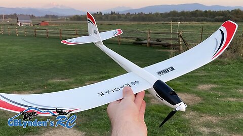 Sunset Maiden Flight | E-flite UMX Radian RC Glider With AS3X & SAFE