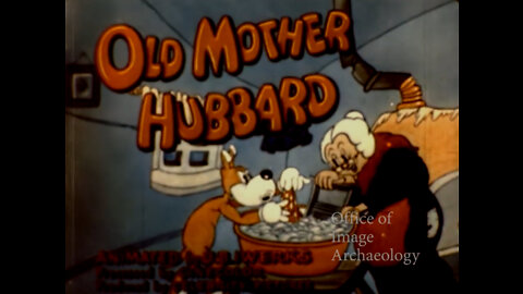 1935, COMICOLOR, OLD MOTHER HUBBARD, UB IWERKS