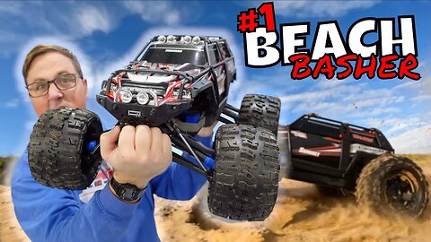 I Don't Like TRAXXAS - But I Love the SUMMIT! Brushless Beach Basher!