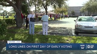 Heavy voter turnout leads to record-breaking day of early voting in Hillsborough, Pinellas Counties