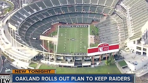 Oakland unveils plan to keep Raiders