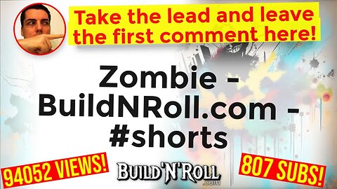 Zombie - BuildNRoll.com - #shorts