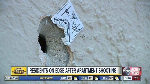 Shooting leaves bullets across apartment complex in St. Pete