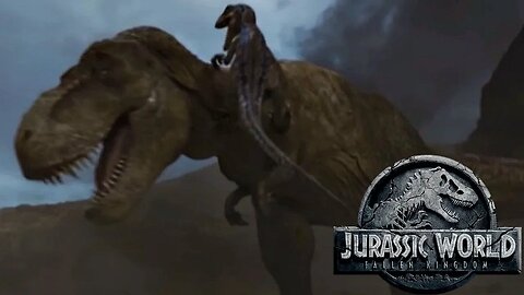 Why Blue Attacked Rexy On Isla Nublar - Jurassic World Fight