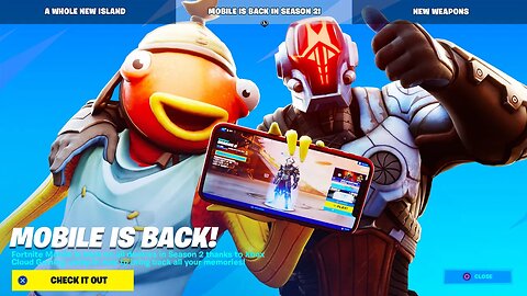 FORTNITE MOBILE is BACK! (SEASON 2)