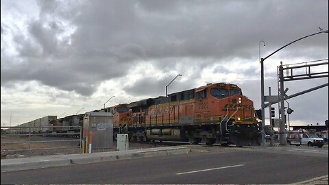 Railfanning the BNSF Phoenix Sub: Forecast--Cloudy w/a Chance of Z's, Peoria, AZ 1-26-2021