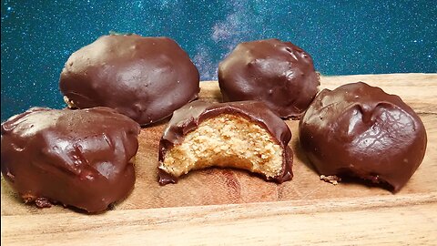 Peanut Butter Truffles / Low Calorie Snack / No Bake Dessert