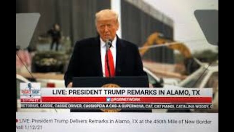 President Trump Delivers Remarks in Alamo, TX - 450th Mile of New Border Wall 1/12/21